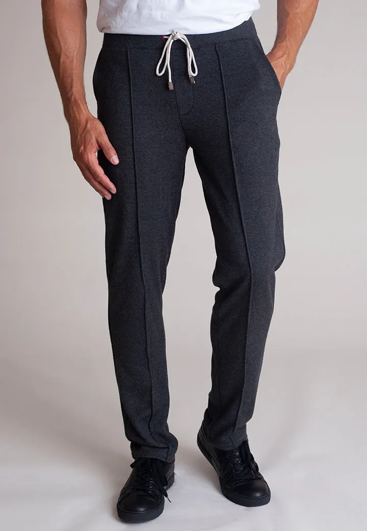 Voey Leisure Set - Half Zip Sweatshirt & Sweatpant - Charcoal Grey