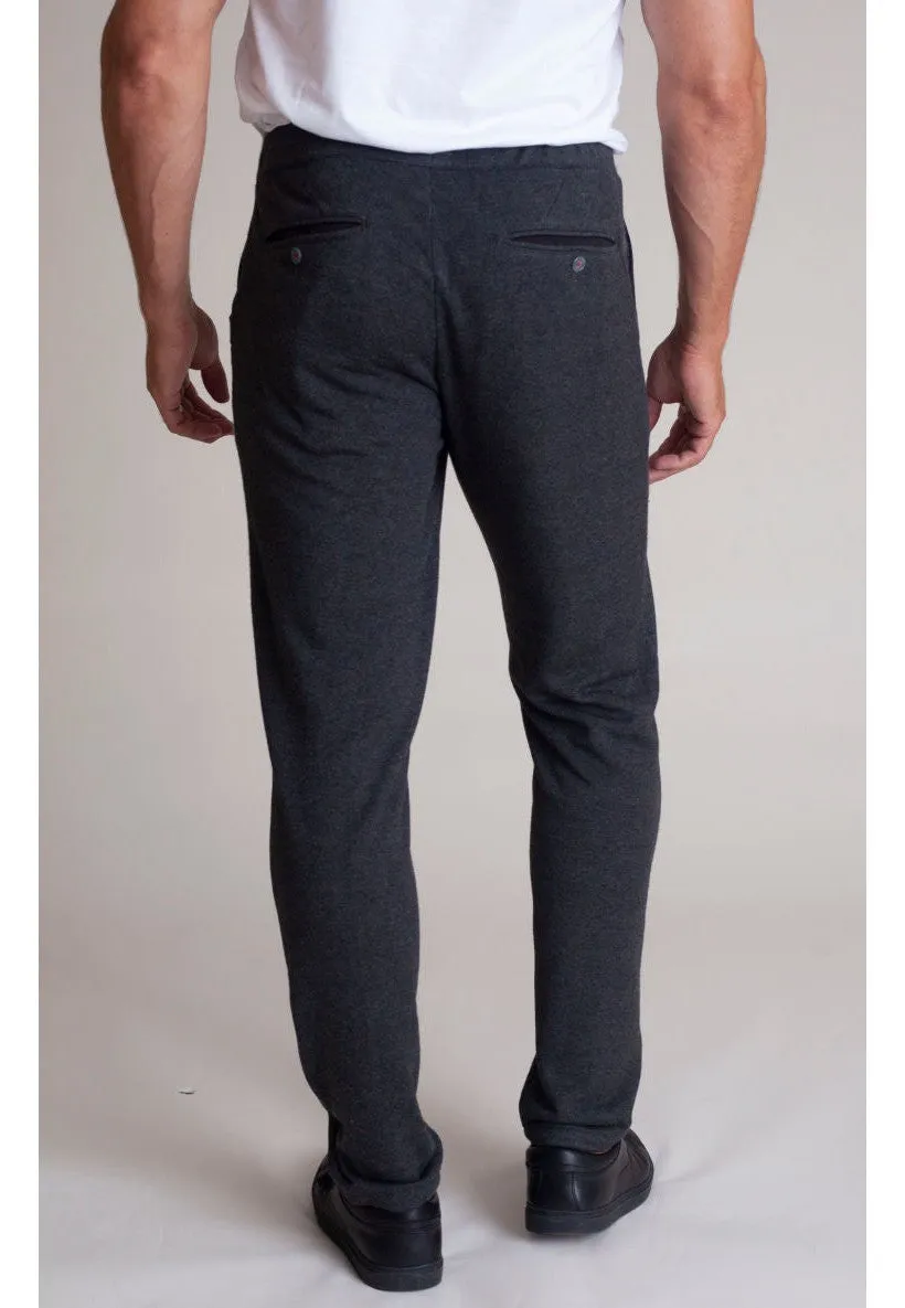 Voey Leisure Set - Half Zip Sweatshirt & Sweatpant - Charcoal Grey