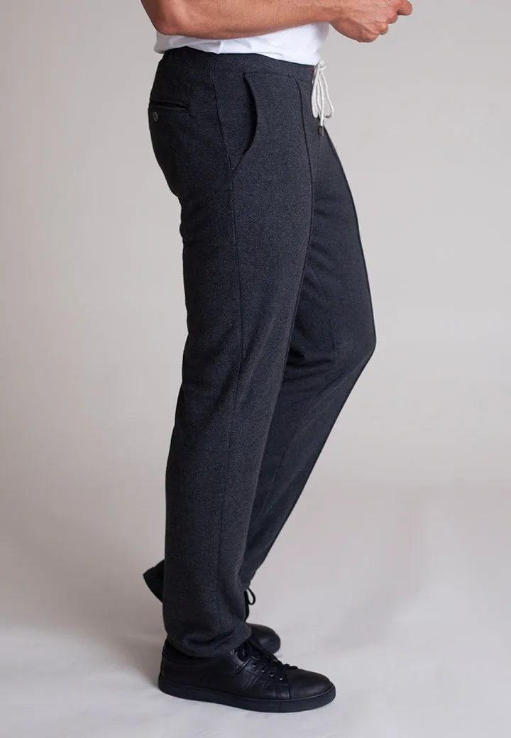 Voey Leisure Set - Half Zip Sweatshirt & Sweatpant - Charcoal Grey