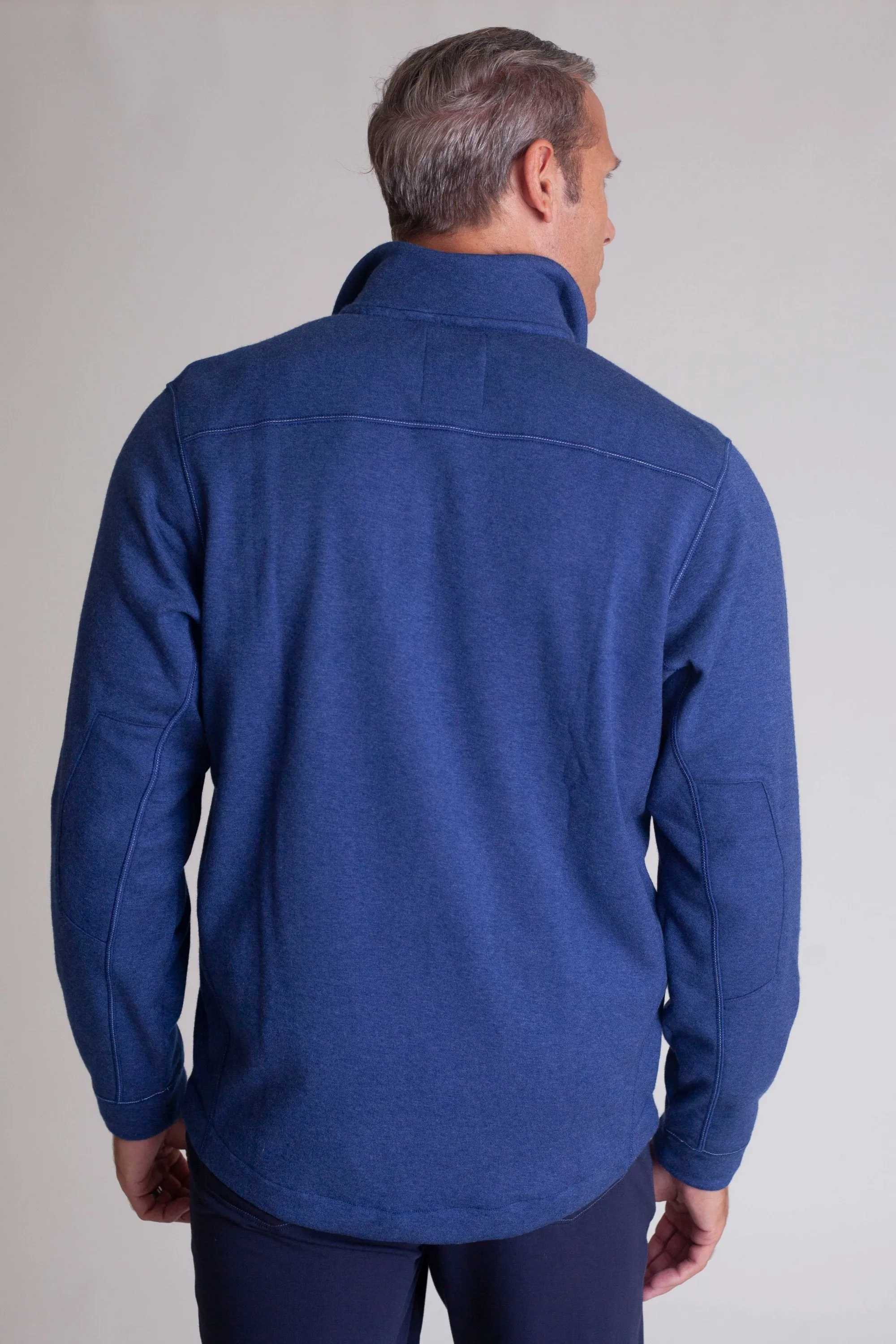 Voey Quarter Zip Sweatshirt - Tokyo Blue