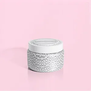 Volcano White Printed Travel Tin 8.5oz