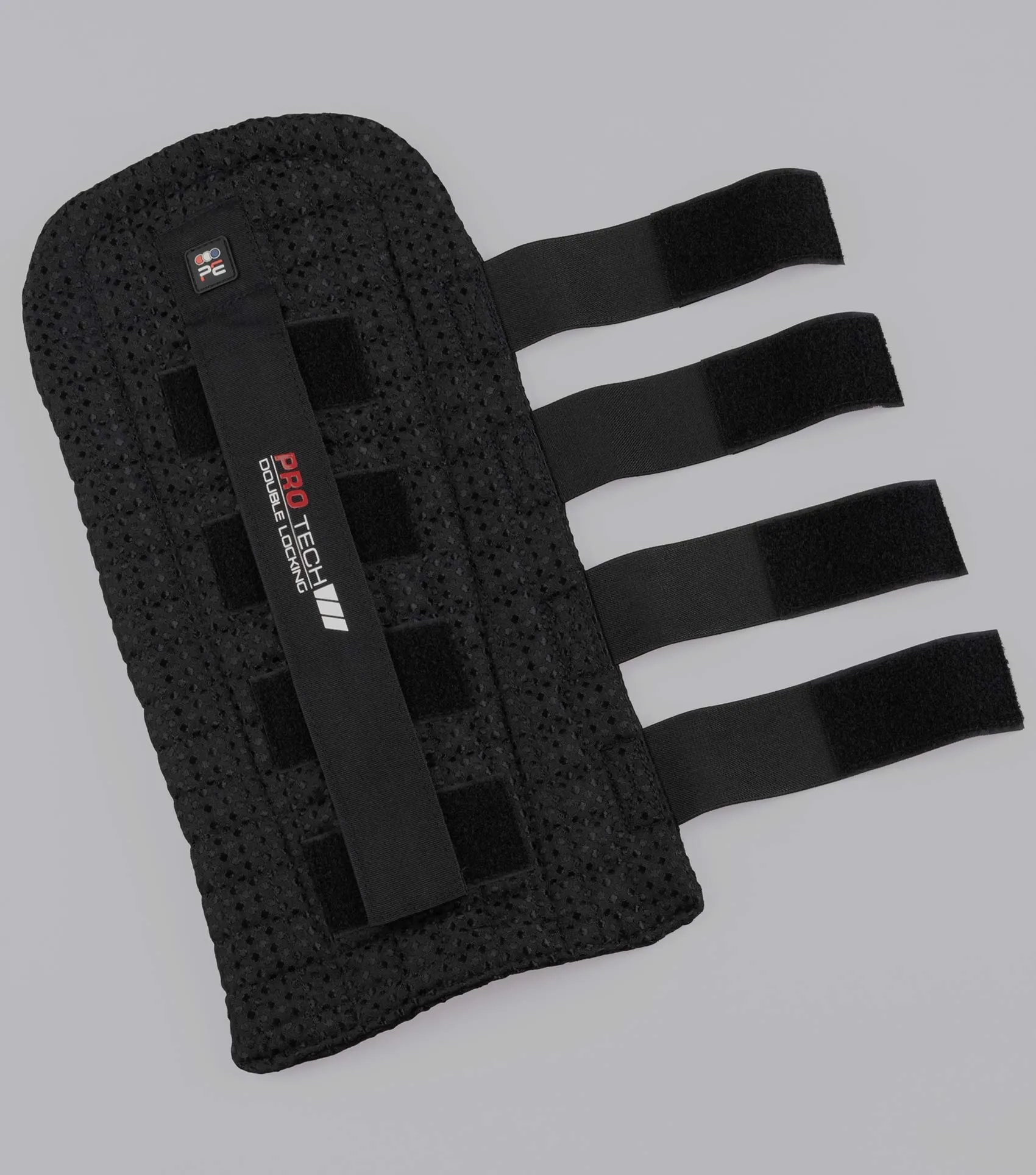 Waffle Quilted Double Locking Tail Guard Black