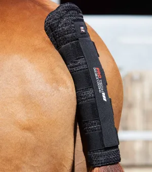 Waffle Quilted Double Locking Tail Guard Black