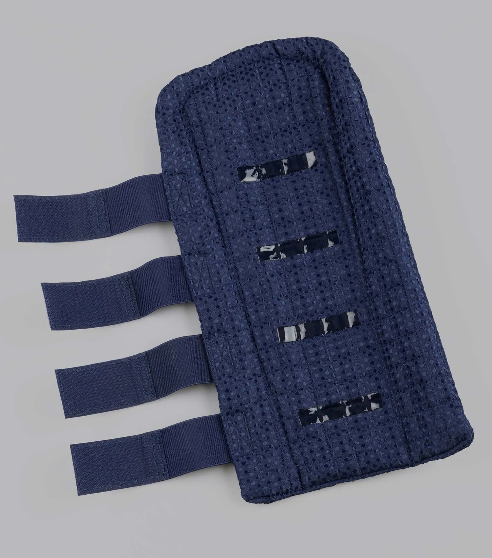 Waffle Quilted Double Locking Tail Guard Navy