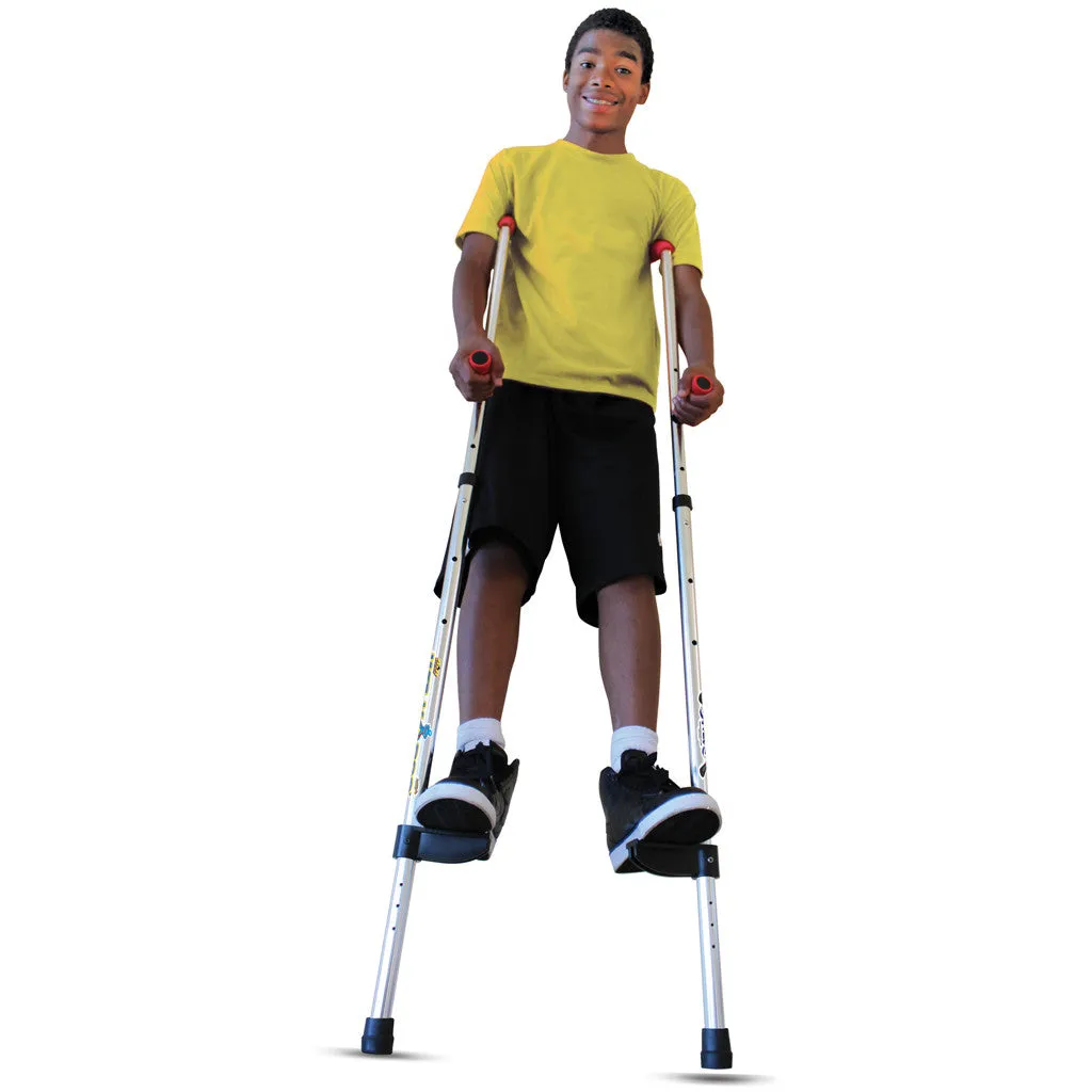 Walkaroo JR Lightweight Stilts with Ergonomic Design by Air Kicks (Aluminum)