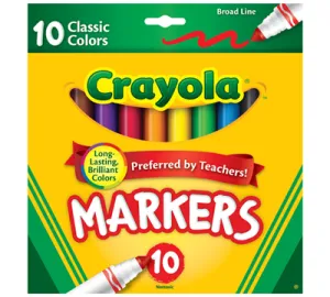 Washable Broadline Markers