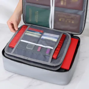 Waterproof and Fireproof Lockable Document Storage Bag