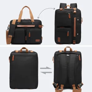 Waterproof Convertible Backpack Fashion Travel Business 2 in 1 Convertible Backpack Tote Convertible Backpack Handbag