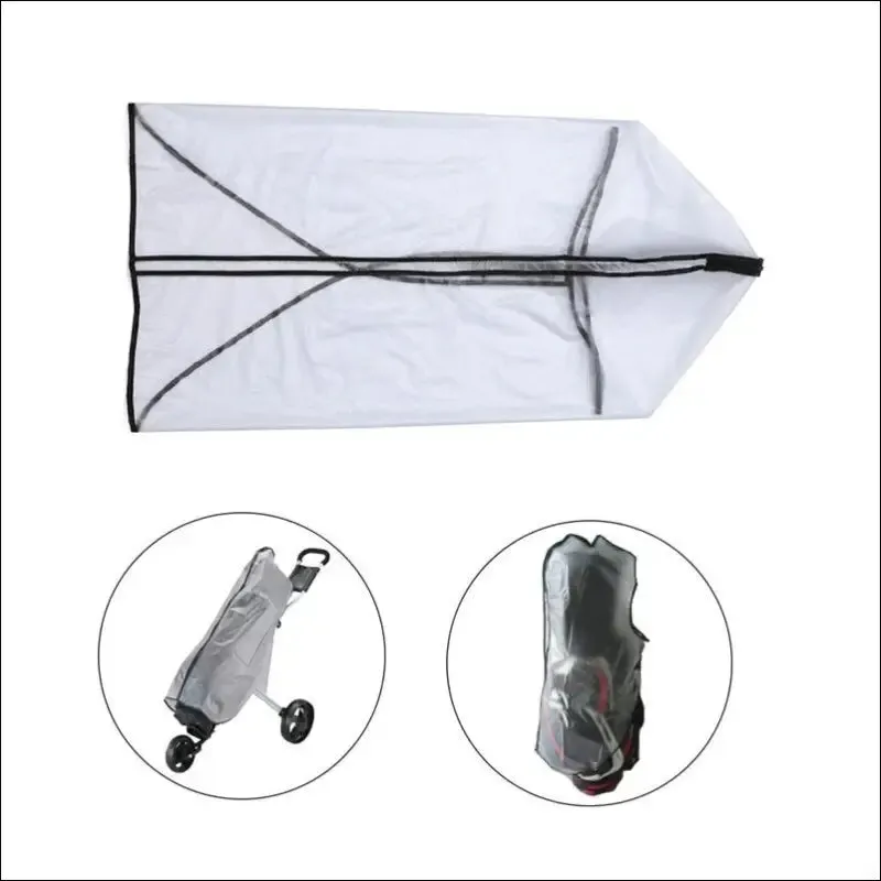 Waterproof golf bag hood rain cover shield outdoor golf pole bag cover pvc durable dustproof cover