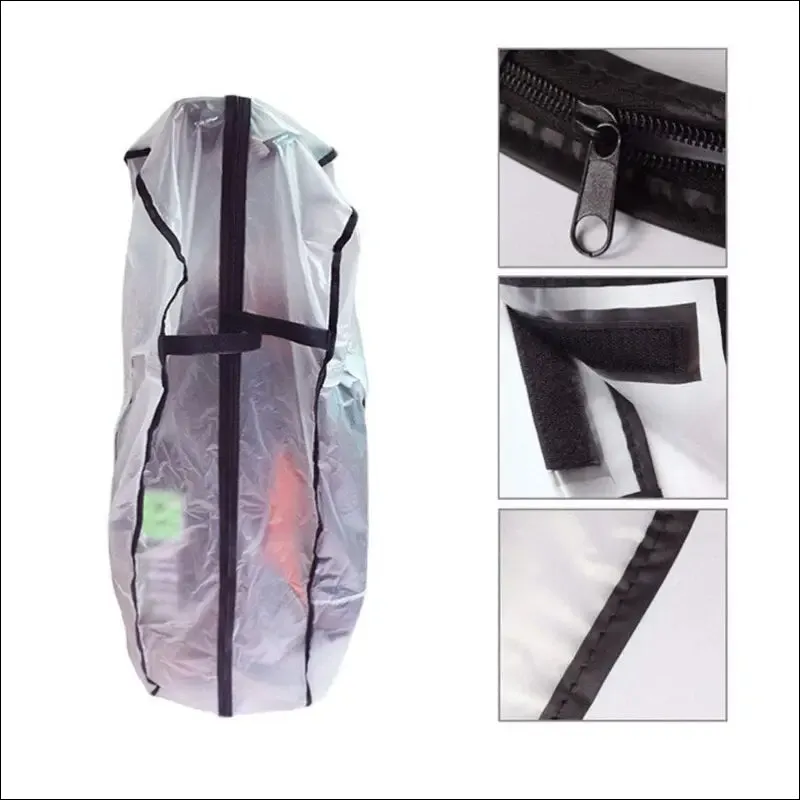 Waterproof golf bag hood rain cover shield outdoor golf pole bag cover pvc durable dustproof cover