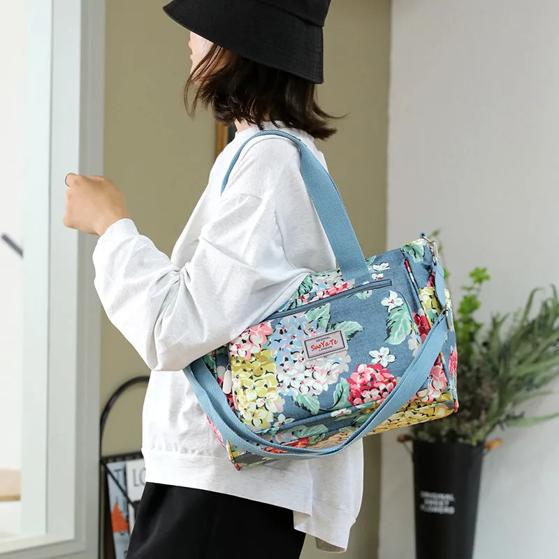 Waterproof Large Capacity Floral Pattern Bag