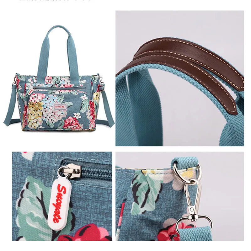 Waterproof Large Capacity Floral Pattern Bag