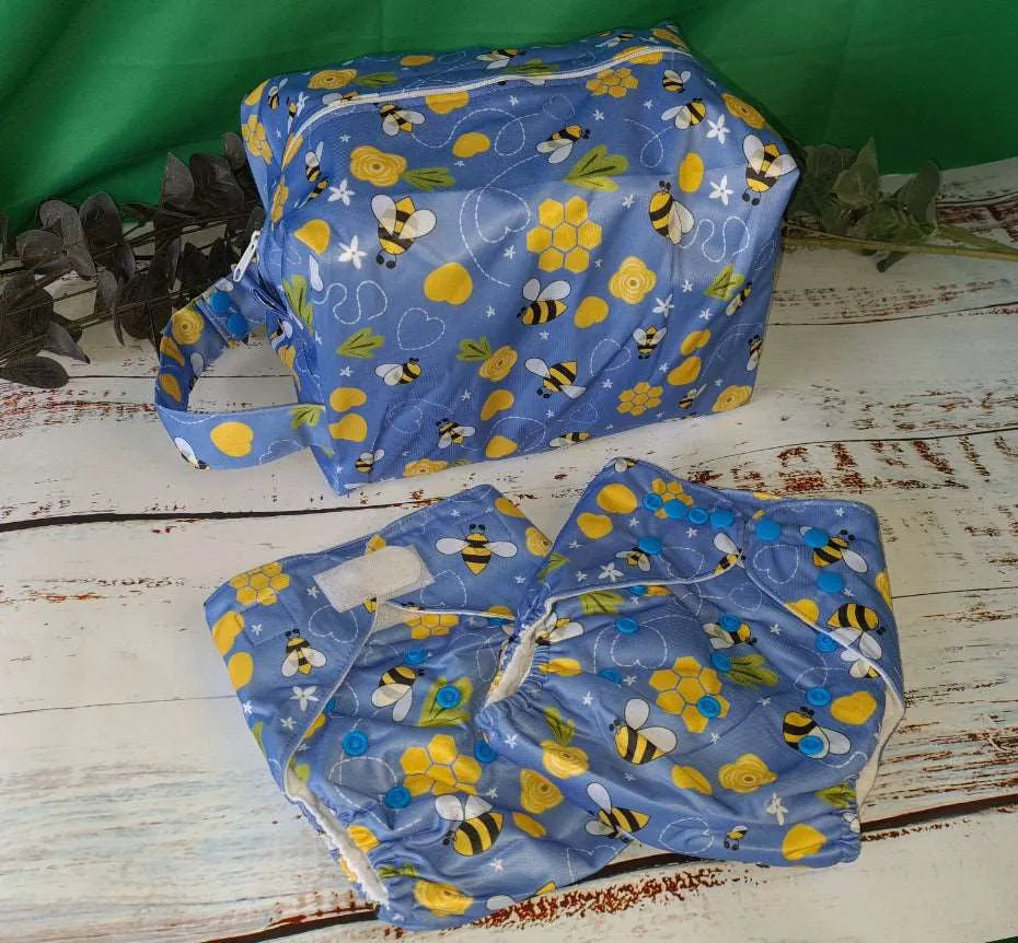 Waterproof Pod Wet Bags – Perfect for Swimming Lessons, Messy Clothes, and Reusable Nappies!