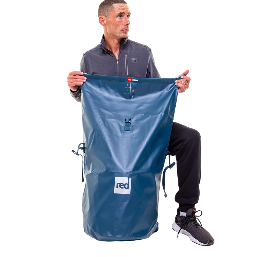 Waterproof Roll Top Dry Bag Backpack - Deep Blue