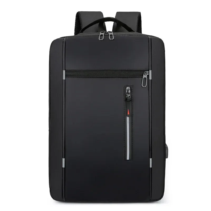 Waterproof USB Laptop Backpack for Men - 15.6 Inch Large Capacity