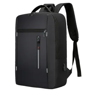 Waterproof USB Laptop Backpack for Men - 15.6 Inch Large Capacity