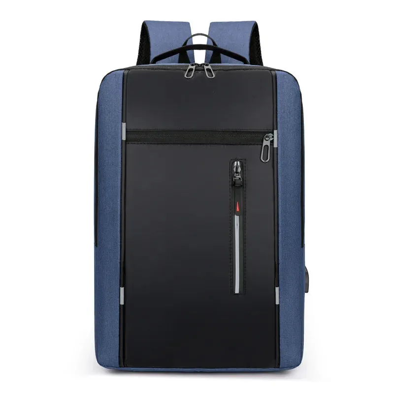 Waterproof USB Laptop Backpack for Men - 15.6 Inch Large Capacity