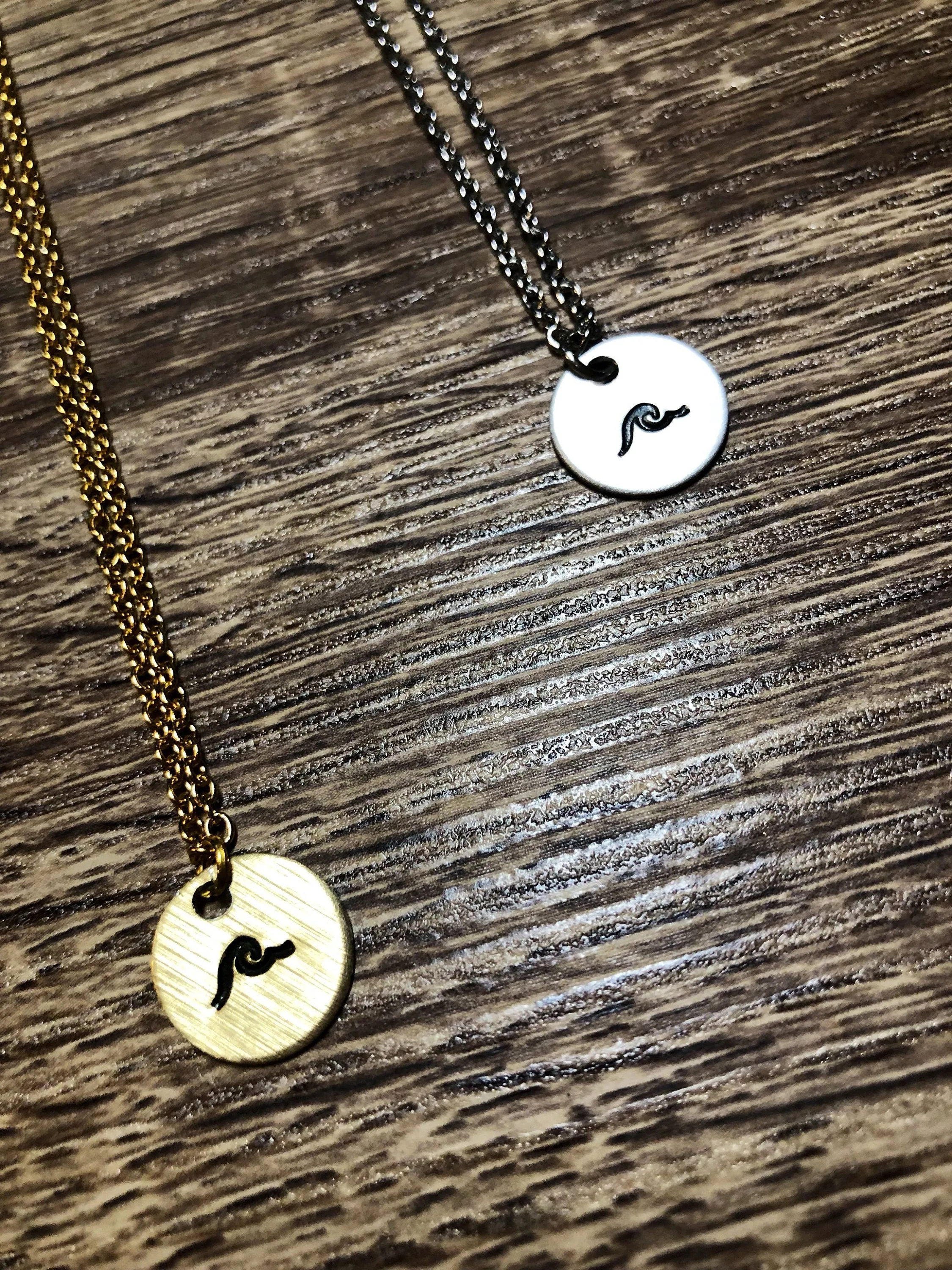 Wave Necklace, Gift for her, encouragement gift, grief gift, sympathy gift, inexpensive gift, miscarriage gift, womens gift, womens jewelry