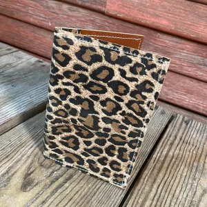 Waylon Wallet -  w/ Leopard Leather