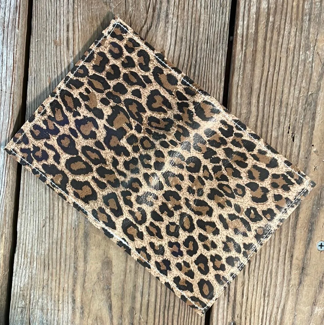 Waylon Wallet -  w/ Leopard Leather