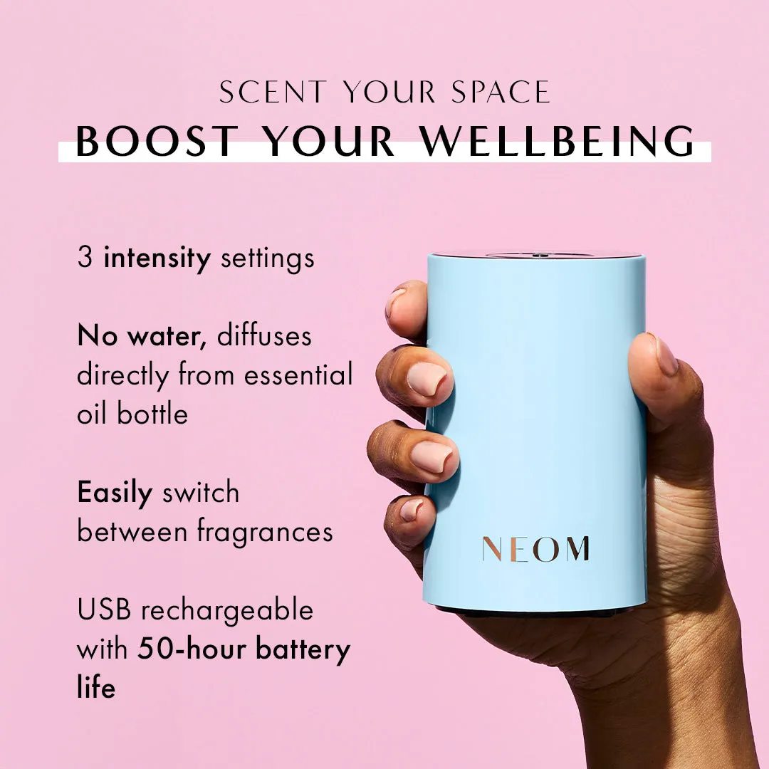 Wellbeing Pod Mini Waterless Essential Oil Diffuser in Blue