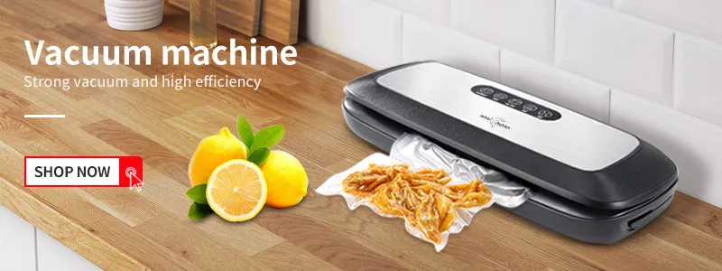 White Dolphin Food Saver Vacuum Sealer Machine W/ 10 Bonus Storage Bags