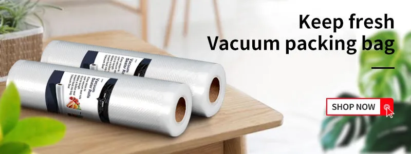 White Dolphin Food Saver Vacuum Sealer Machine W/ 10 Bonus Storage Bags