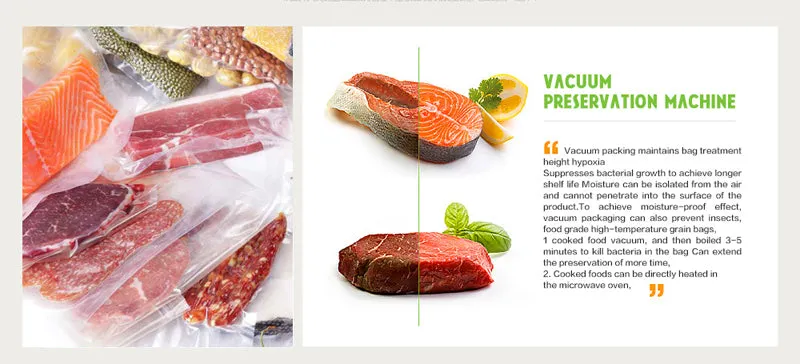 White Dolphin Food Saver Vacuum Sealer Machine W/ 10 Bonus Storage Bags