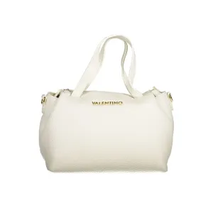 White Polyethylene Women Handbag