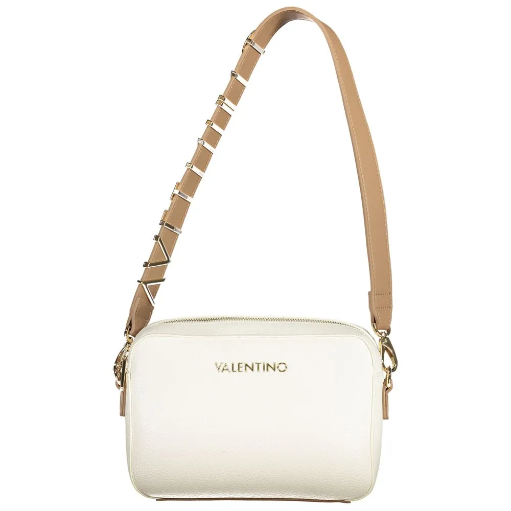 White Polyethylene Women Handbag