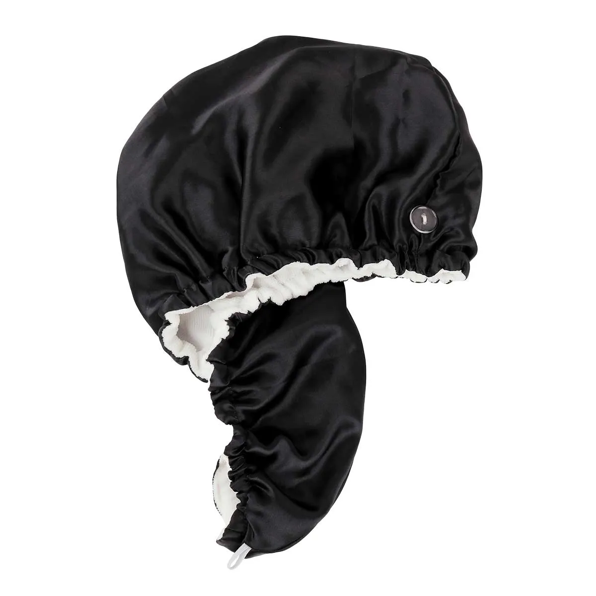 Wholesale Twist & Dry Hair Towel Wrap (Black, Pink, Silver) - Displayer of 12