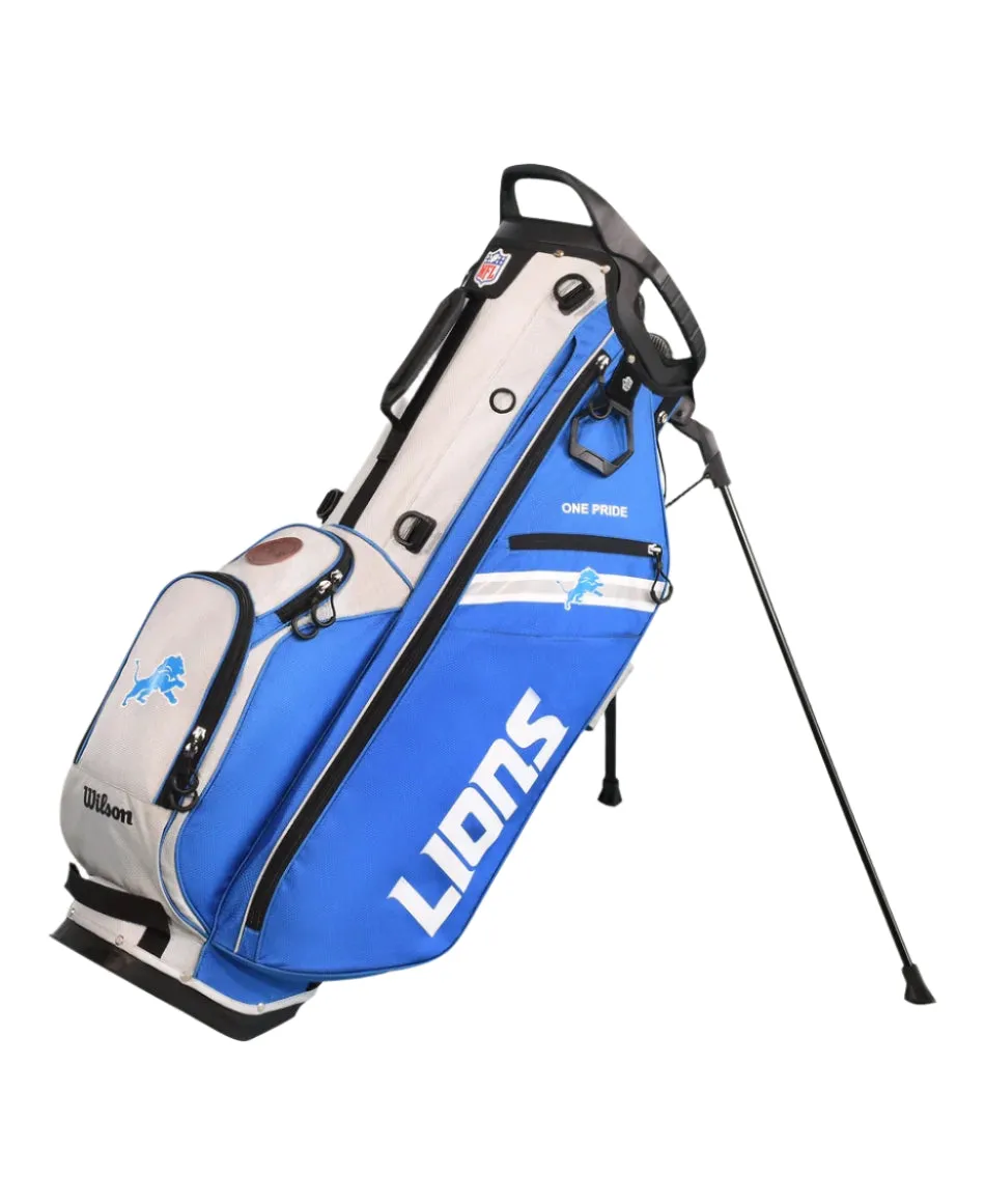 Wilson Detroit Lions NFL Golf Bags - Stand & Cart