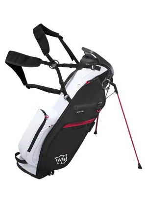 Wilson Staff EXO Lite Golf Stand Bag - Black / Red / White