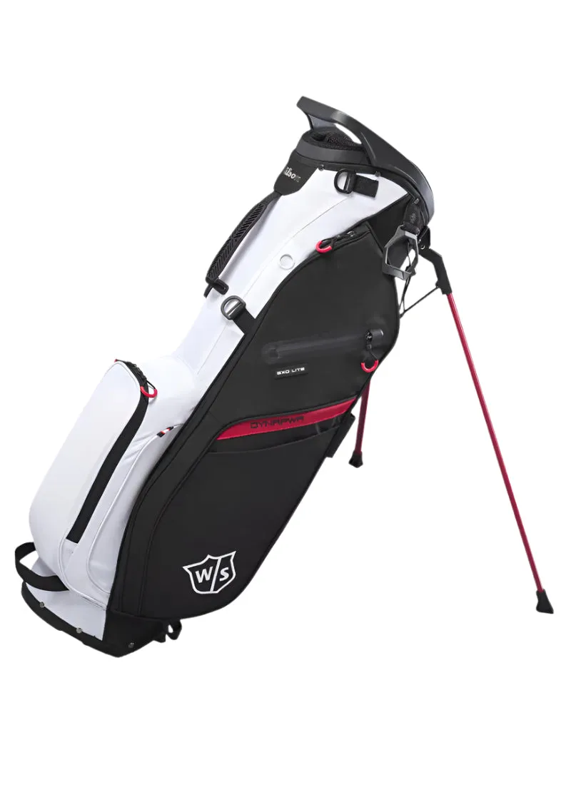 Wilson Staff EXO Lite Golf Stand Bag - Black / Red / White
