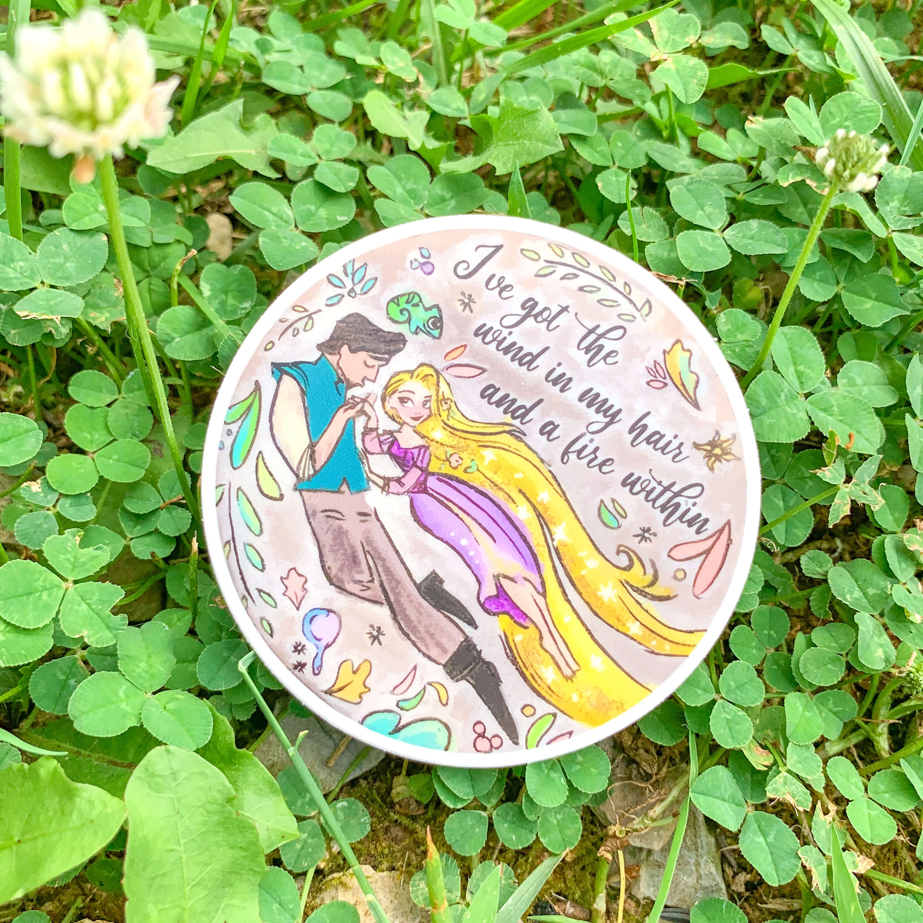 Wind in my Hair Vinyl Sticker