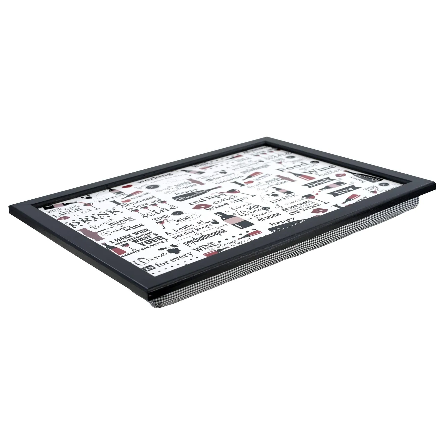 Wine Design Tray With Bean Bag Cushion