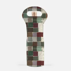 Wine Tote, Cheater Gingham Check Sage