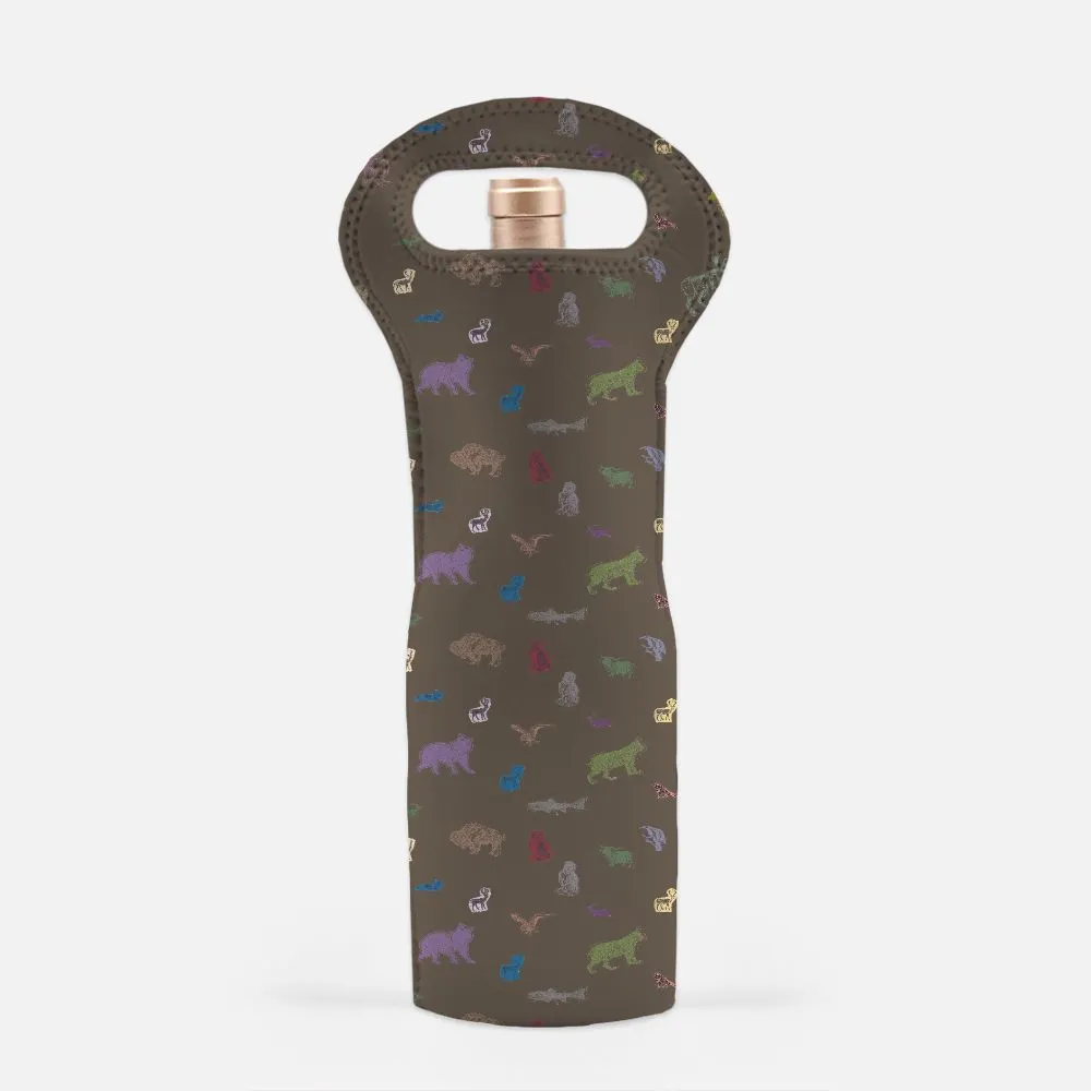 Wine Tote: Western Forest Bark