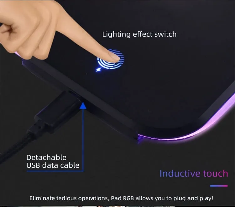 Wireless Charging RGB Gaming Mouse Pad