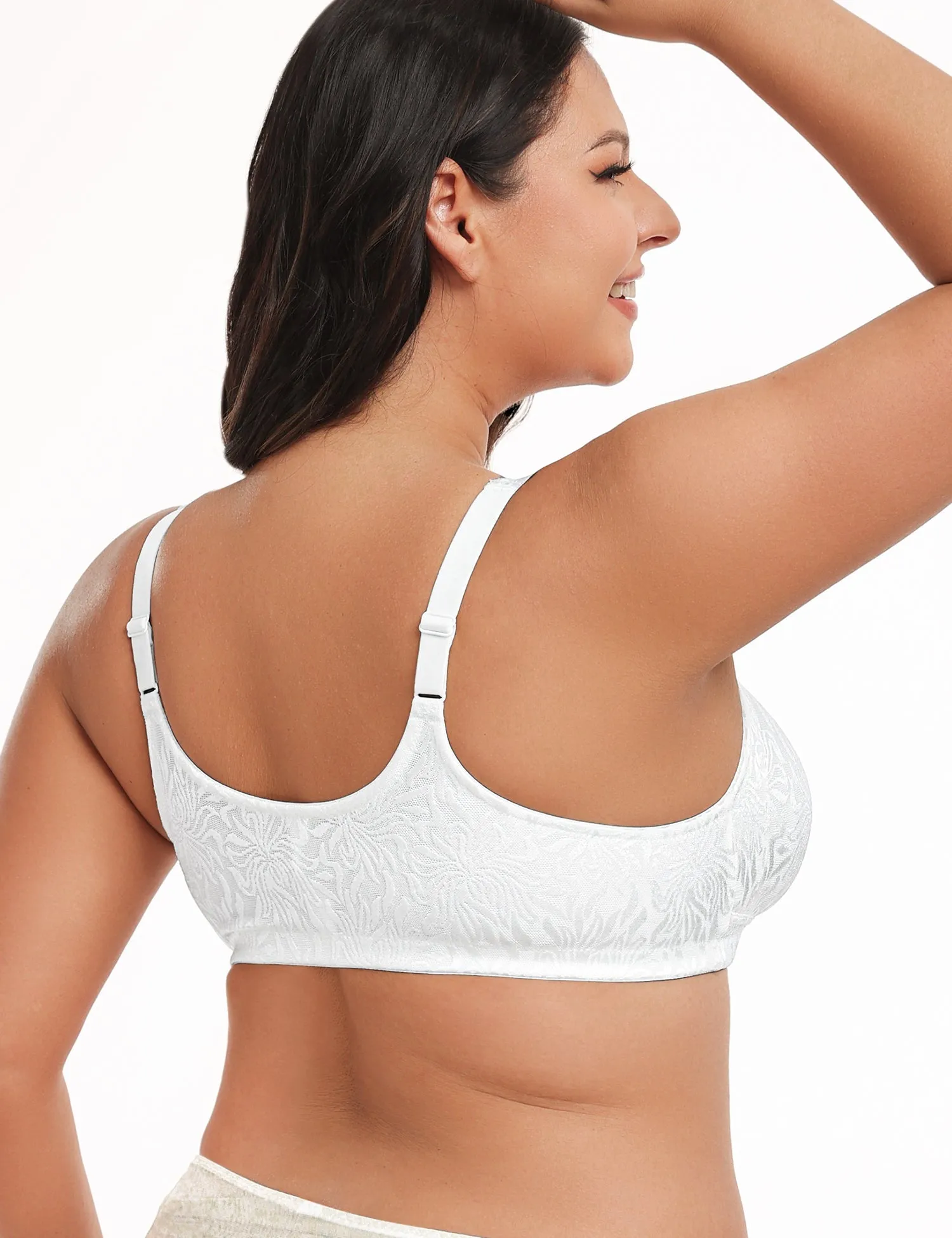 Wireless Minimizer Deep V Plus Size & Ultra-Soft Support Bra