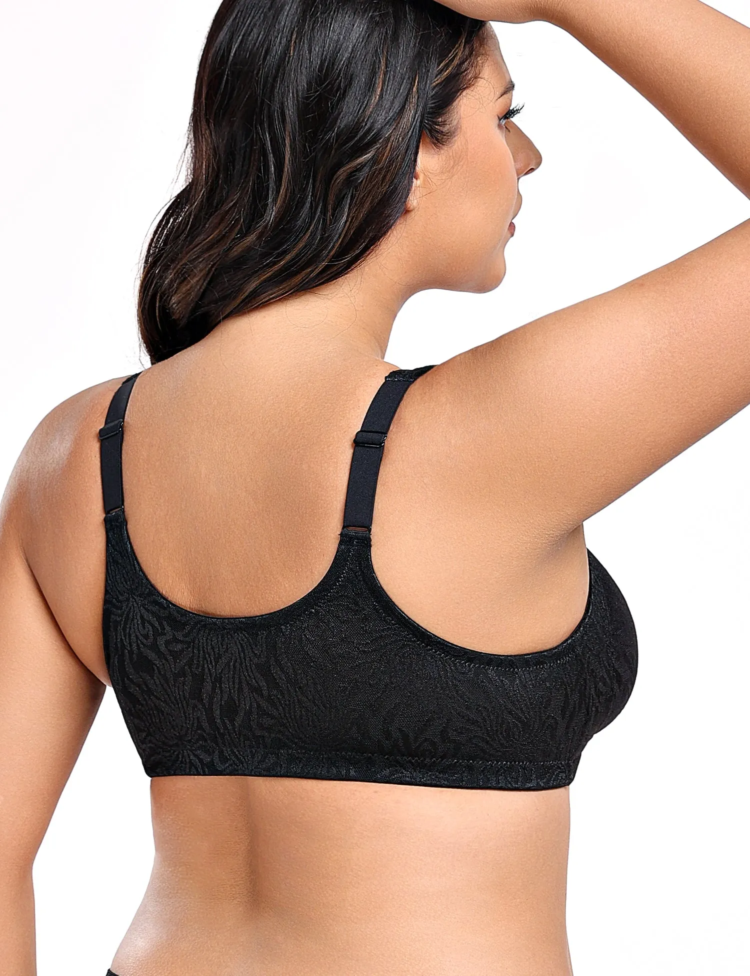 Wireless Minimizer Deep V Plus Size & Ultra-Soft Support Bra