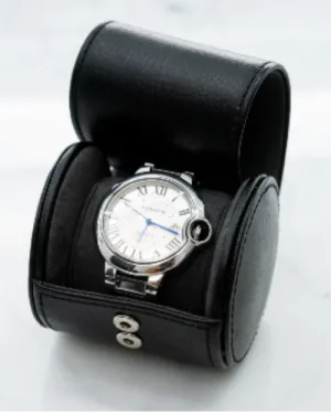 WOLF x THE POST OAK | Travel Watch Case | Black