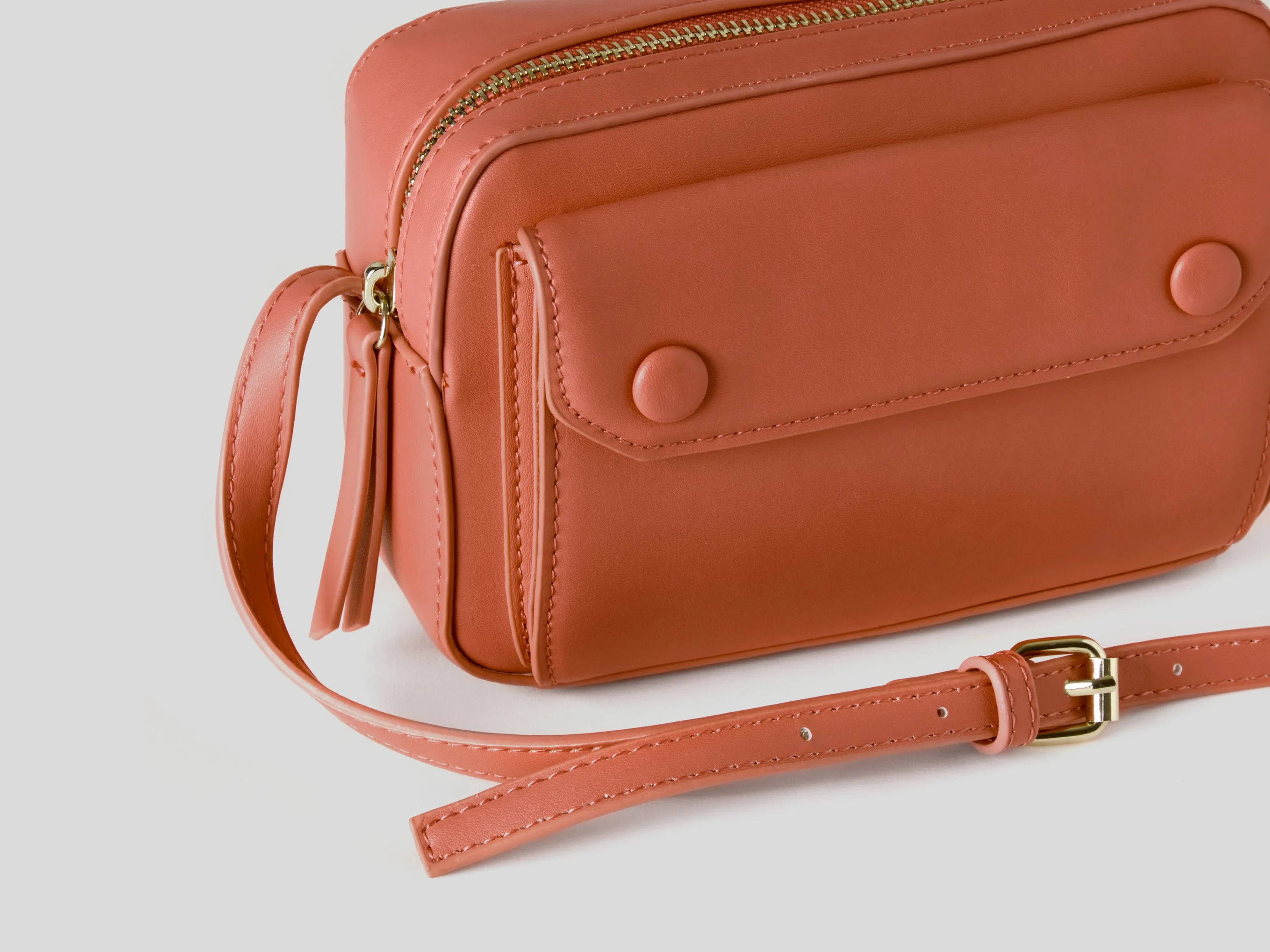 Womens Pocket Design Crossbody Bag