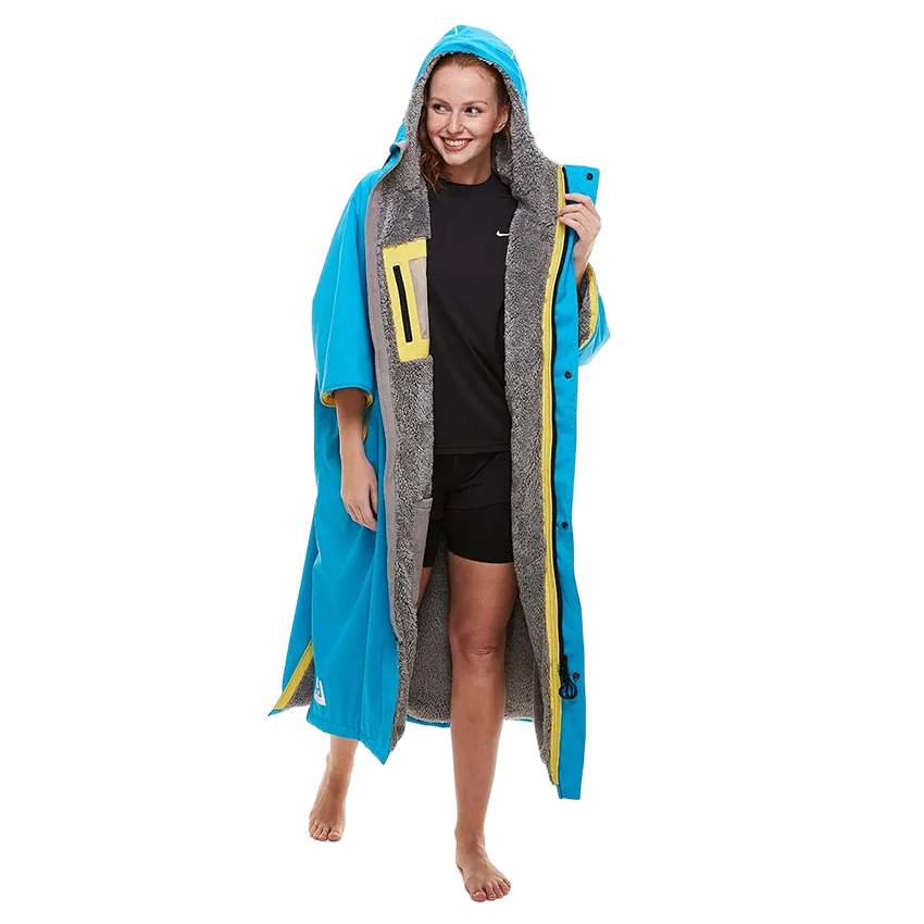 Women's Short Sleeve Pro Change Robe EVO - Hawaiian Blue