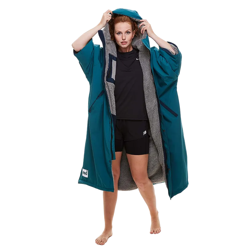Women's Short Sleeve Pro Change Robe EVO - Teal
