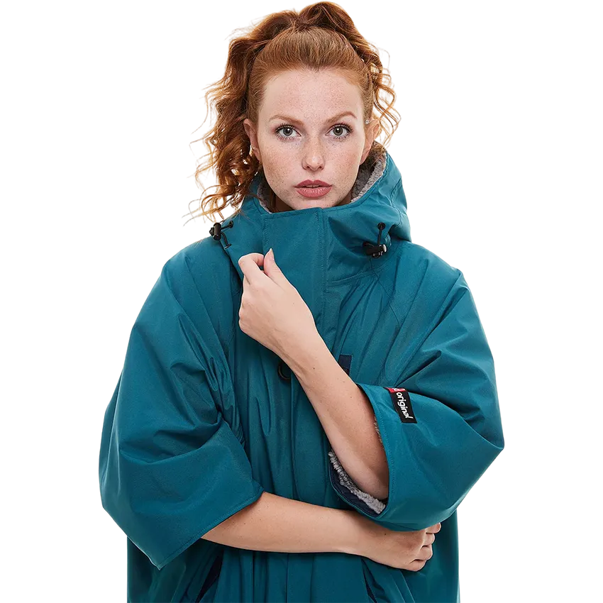 Women's Short Sleeve Pro Change Robe EVO - Teal