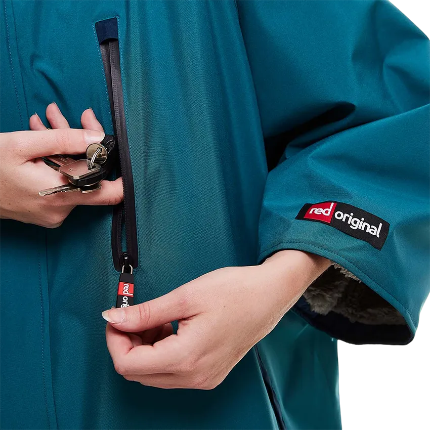 Women's Short Sleeve Pro Change Robe EVO - Teal