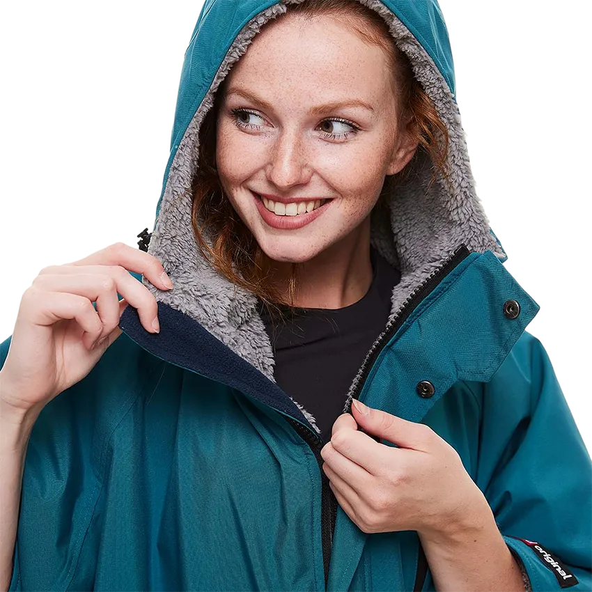 Women's Short Sleeve Pro Change Robe EVO - Teal