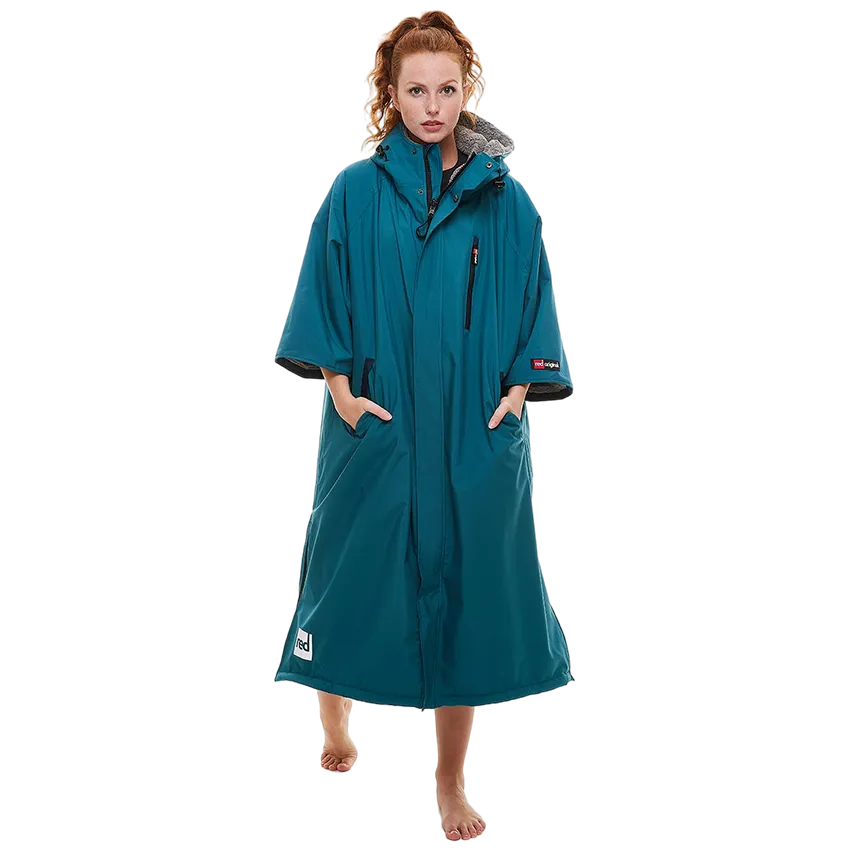Women's Short Sleeve Pro Change Robe EVO - Teal