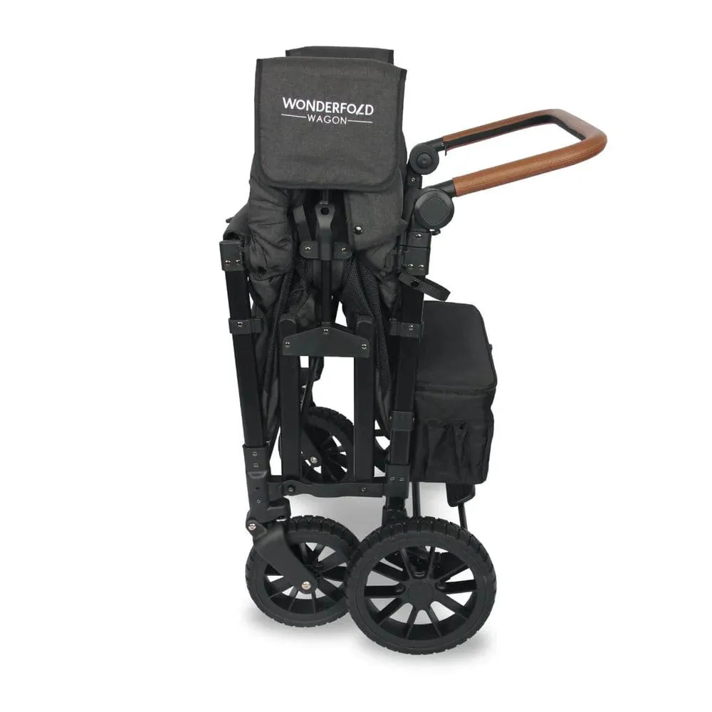 Wonderfold W4 Luxe Stroller Wagon - Volcanic Black
